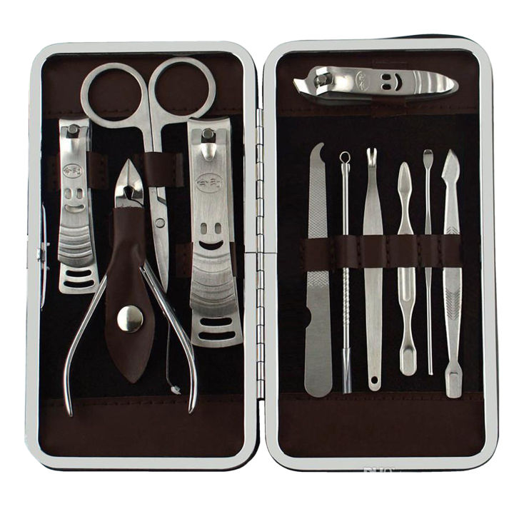 11%20pcs%20New%20Manicure%20Nail%20Clippers%20Pedicure%20set%20%E2%80%93%20Professional%20Nail%20Clipper%20Cutter%20Trimmer%20Set%20Cleaner%20Cuticle%20Beauty%20Grooming%20Kit%20%E2%80%93%20Fingernail%20Toenail%20Care%20-%20Portable%20Travel%20Nail%20Care%20Hygiene%20Kit%20%E2%80%93%20Ear%20Pick%20-%20Pedicure%20Manicure%20Ki%20-%20Image%202