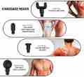 Fascial Gan Muscle Massager | Deep Muscle Massager with 4 Heads | Full Body Relaxation random color. 
