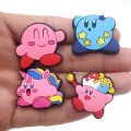 【HOT】 Kirby Clogs Shoe Buckle Cartoons Croc Charms PVC Novelty Cute Shoes Decoration Wholesale Charms For Boys Girls X-Mas Party Gifts. 