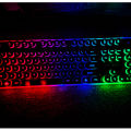 EWEADN GX60 Punk Colorful Backlight USB Wired Retro Gamer Gaming Keyboard For Desktop Laptop External Universal Keyboard. 