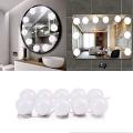 New Stylish Hollywood Style LED Vanity Mirror Lights Kit With 10 Dimmable Light Bulbs. 