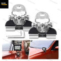 2pcs LED Light Bar Mounting Brackets Hood/Bonnet Clip For Car, SUV Off-road Work Light Clamp Holder. 