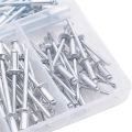 180 PCS Aluminum Blind Rivets Pop Rivets Assortment Kit 6 Sizes Fasteners Sets. 