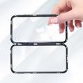 Magnetic Adsorption Metal Bumper Case For Huawei Mate 10 lite Slim Tempered Glass Back Cover Cases For Huawei Mate 10 Lite. 