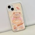 Pink Beaver loopy Applicable iPhone14 Phone case 15ProMax Apple 13 Double Layer 11/12 Cute. 