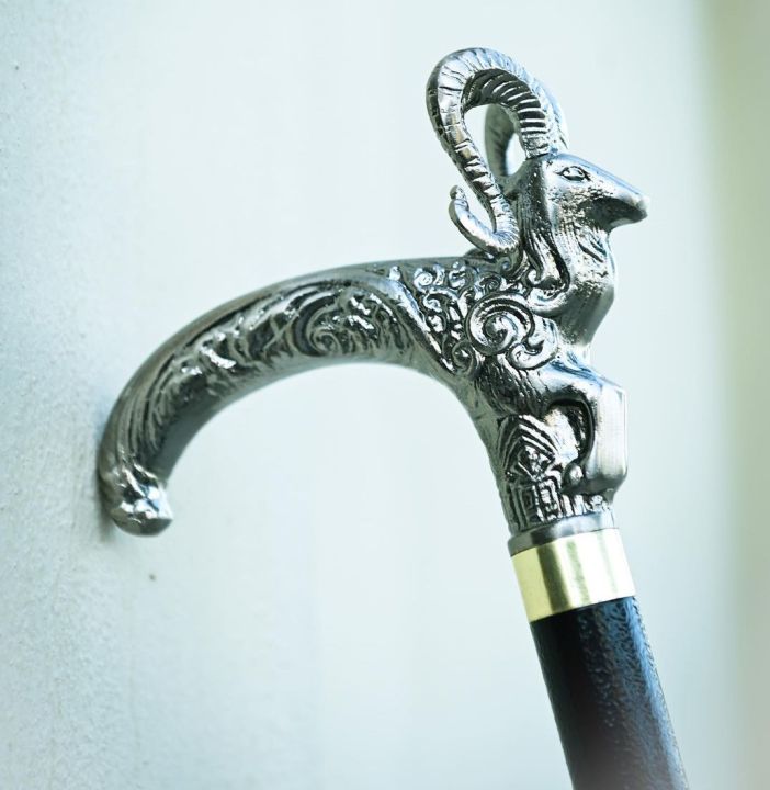 Outdoor%20walking%20stick%20with%20an%20ancient%20guy%20made%20of%20thick%20aluminum%20Elegant%20Stick%20Walking%20Stick:%20Vintage%20Walking%20Stick,%20Cane,%20and%20Knob%20Walking%20Stick.%20-%20Image%206