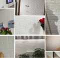 large size 3d wallpaper / 3D Brick Wall Sticker Self-Adhesive Foam Wallpaper Panels / 3d wallpaper / self adhesive wall paper / wall panel for room. 