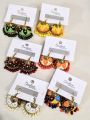 Jhumka Earrings for Girls & Women – Traditional Elegant Pearl Drop Style. 
