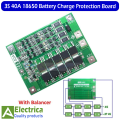 3S 40A Balanced & Enhanced BMS 11.1V to 12.6V 18650 Li-ion Lithium Battery BMS Protection Board With Balance Function 3s 40a bms by Electrica. 