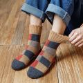 Polar Winter Warm Socks Man Super Thicker Solid Merino Wool Rabbit Heated Happy Socks Men Against Cold Snow Male Sock Pair. 