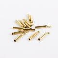 10 pcs Straight Floats Connector Coppper Fishing Float Holders 360 Degree Roating Freely Rotating 360 Degree Freely Float Holders Not Easily Corroded Wear Resistance Fixed Tube Fishing Accessories. 