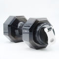 75 Oz (2.2 L) Dumbbell Shaped Water Bottle | Big Capacity | BPA Free | Flip Top Leak Proof lid. 