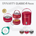 Hot Pot | Hotpot Set | Hot Pot Set With Cooler | Dynasty Classic Hotpot Set With Cooler | Stainless Steel Inner With Imported Glass Lid Premium Quality Stylish Design Available In Three Amazing Colours. 