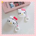 Cute Hello Kitty Apple Airpods 1/2 Case Silicone Wireless Earphone Soft Case Protective Case for I9 I11 Airpods 1&2 (just a case). 