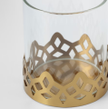 IKEA GOKVÄLLÅ Tealight Holder, Glass/Gold-Colour, 8 cm. 