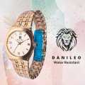 DANILEO Luxury Water Resistant Women's Watch - Premium Stainless Steel Chain Analog Wristwatch for Girls (Presented by One Woman's Style). 