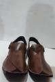 Pure leather wooden Light brown peshawari Sandals for men. 