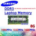 DDR3 8GB LAPTOP RAM PC3L 12800 1600 MHZ Branded Original. 