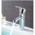 faucet Tap water lever mixer single handle tap bathroom basin sink faucet chrome plated stainless steel with complete accessories. 
