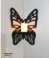 Lifestyle Glory Brand 3D Wooden Decorative Butterfly Corner Wall Shelf I Modern Wall Mounted Shelf, Wooden Shelf, Corner Shelf, Room Decoration Items for Plants, Home Decoration Items for Candles I Decorating items. 