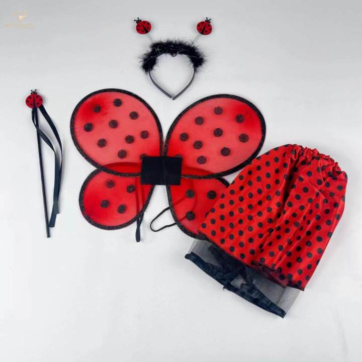 Kids%20Animal%20Costume%20Set%20Fancy%20Dress%20for%20Stage%20Performance%20Party%20Birthdays%204pcs%20ladybug%20-%20Image%205