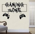 Feet Gaming Zone Vinyl Game Lovers Bedroom Wall Stickers Hot Play Game Handle Living Room Bedroom Personality Decoration Stickers Creative Art Game Handle Wall Stickers Boys Room Game Zone Sports club. 
