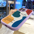 Jizetin for Redmi Note 11 / Note 11S Back Cover Colorful Graffiti Lambskin Texture PU Leather Back For Girls Boys Soft Phone Case. 