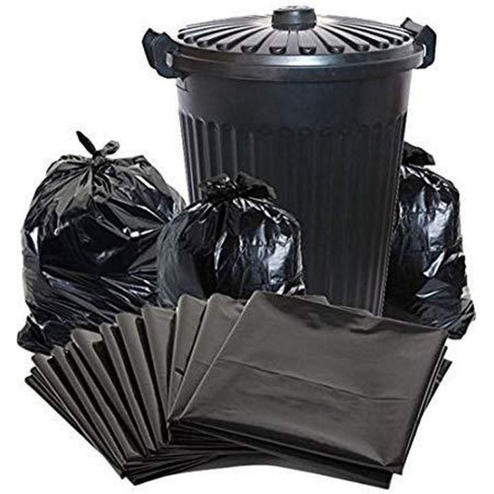 Pack of 20 Garbage Bags size 18*24 inches For Dustbins  Dustbin Black shopper Garbage shoppers