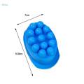 Silicone Massage Soap Model Epoxy Casting Cement Clay Model DIY Crafts 3D Soaps Making Handmade Soap Model for Pudding, Fondant, Cake. 