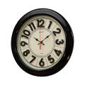 Hitco Round Wall Clock Emboss Number - 13.5x13.5" Stylish Wall Clock For Office and Homes -  Decorating Items for Home - Step Movement Fancy Wall Clock. 