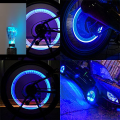 2 Pcs Led Glow In The Dark Flash Waterproof Bicycle Accessories Wheel Tyre Tire Valve Caps Neon Night Light Bulb For Bike Car Motorcycle. 