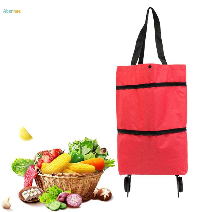 Shopping Bag with Wheels Shopping Trolley Bag for Shopping Mall