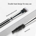 Eyebrow Brush Eyelash Comb makeup brushes Dual Ended Angled brush Spoolie brush 2 in 1 Lash eyebrow brush set makeup tool. 