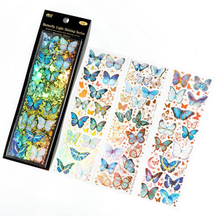 Colorful Stickers Phone Stickers Butterfly Stickers Colorful Butterfly Stickers PET Stickers
