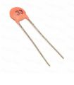 20pcs 33pF CAPACITOR CERAMIC DISC 50V 10% RADIAL LEAD. 