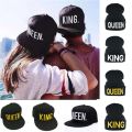 KING QUEEN Letter Embroidery Baseball Cap Snapback Hip Hop Caps For Lovers Couples Sun Hats Men Women Visor Cap. 