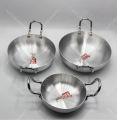 Baby Small Wok Set - Pack of 3 Mini Woks for Cooking and Frying. 