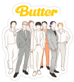 10 Pcs BTS Kpop Buter Album Stickers Pack BTS Love KPOP BTS BANGTAN BOYS BTS Cards BTS Army - JangoMango Store. 