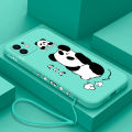 1 Pro V23 V29 Y21 Y11 Y0 Y33TY30 Y5O Y20 Case VIV Cute Panda Hand 12 Y12S Y15 Y17 Y13E V21 X90 S5G Case. 