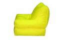 Yellow Bean Bag Sofa Cum Bed. 
