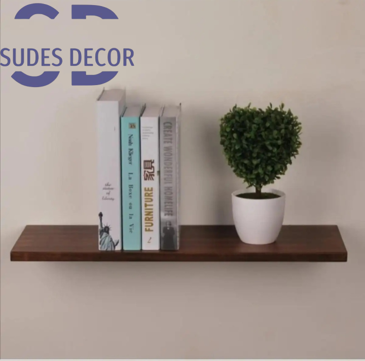 Floating wall shelf Wall hanging shelf Wall mounted floating shelf Storage rack Book shelf Wooden decoration shelf Storage rack