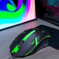 Wired 7 Light RGB Mouse - RGB Backlit RGB Mouse Wired Gaming Mouse Play with the Stunning RGB Wired Mouse. 