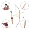 Kids Toys - Traditional Wooden Archery Bow Arrow Set for Kids with Holder - Soft Rubber Arrow Tip, Long Range Ertughrul Archery Set - Like Real - Organic Kids Outdoor Play Toys - Adventure Toys. 