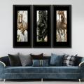 Set of 3 Horses paintings Wall Art Hanging Frames, Collage Frames for Wall Décor – Raqeeq BF114. 