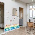 Blue Beach Wall Sticker. 