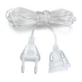 LED String Lights With Switch Transparent European Regulations Light String Extension Cord 220V Cable Extension Cord. 