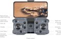 Remote Control Drone K11 Drone with Three camera Brushless WiFi FPV Headless Mode Altitude Hold Gesture Photo Video Flight Children's Water Bomb Toys Foxen. 