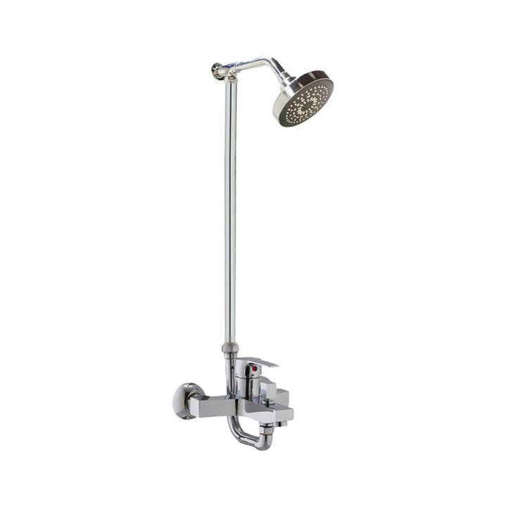 Smart Miami Bath Mixer with Open Shower Rod & Shower