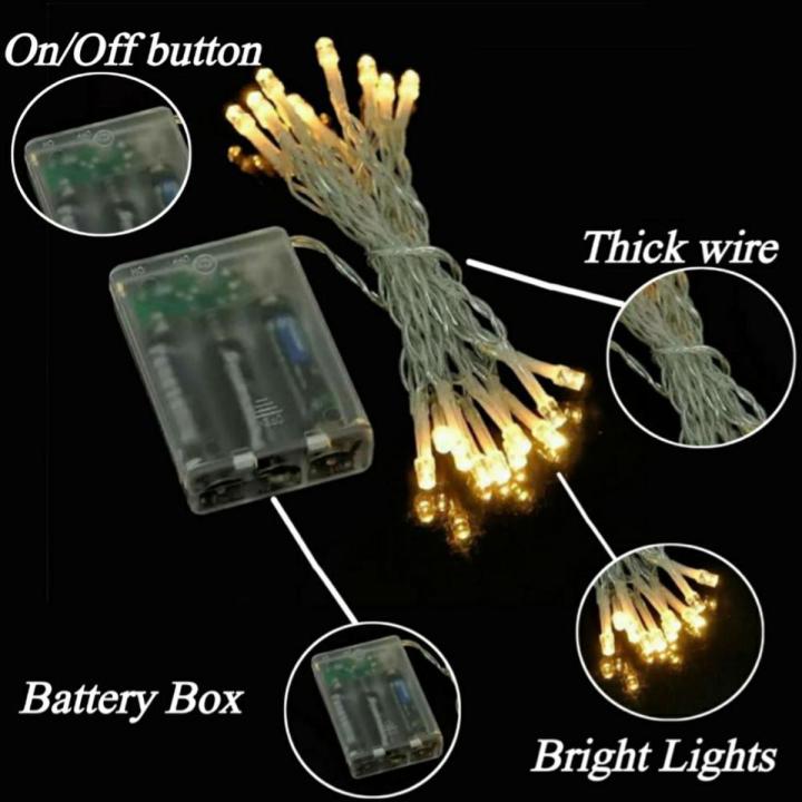 Fairy Lights Battery Operated - Led String Lights for Room Decoration - Birthday Decoration LED Lights Battery AA Cells