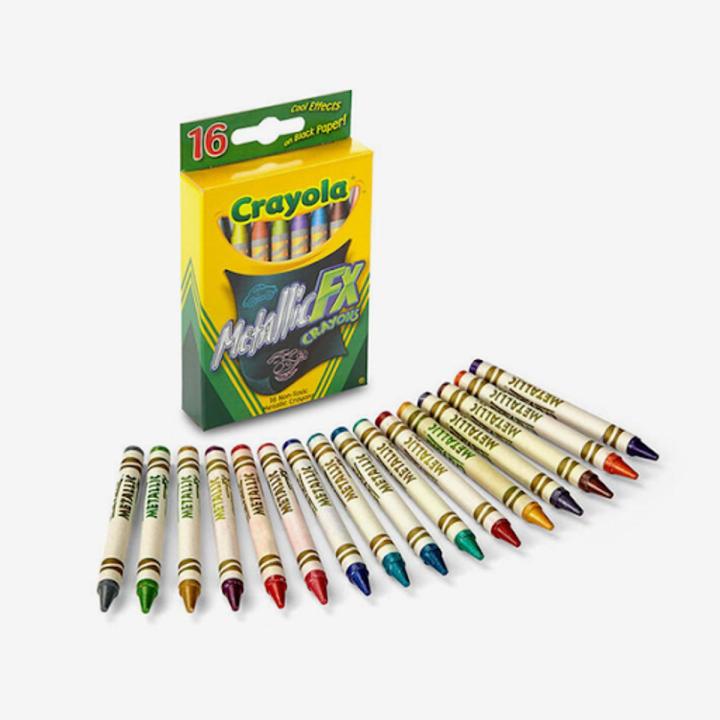 Crayola Metallic Fx Crayons Pack of 16